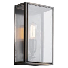 ESSEX polished chrome plated brass ribbed glass