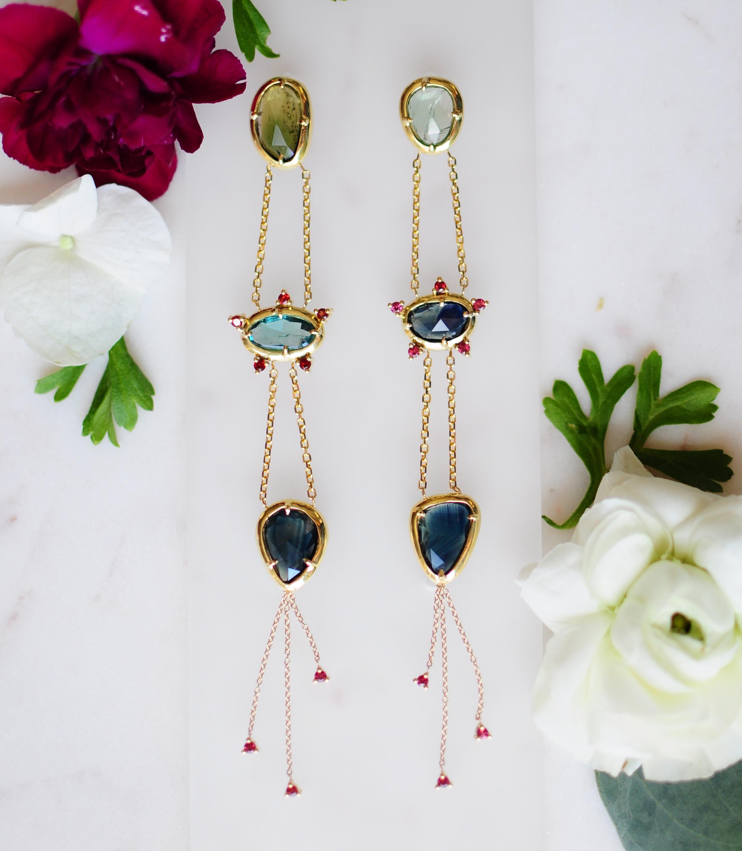Aesthetic Movement Essie Earrings For Sale