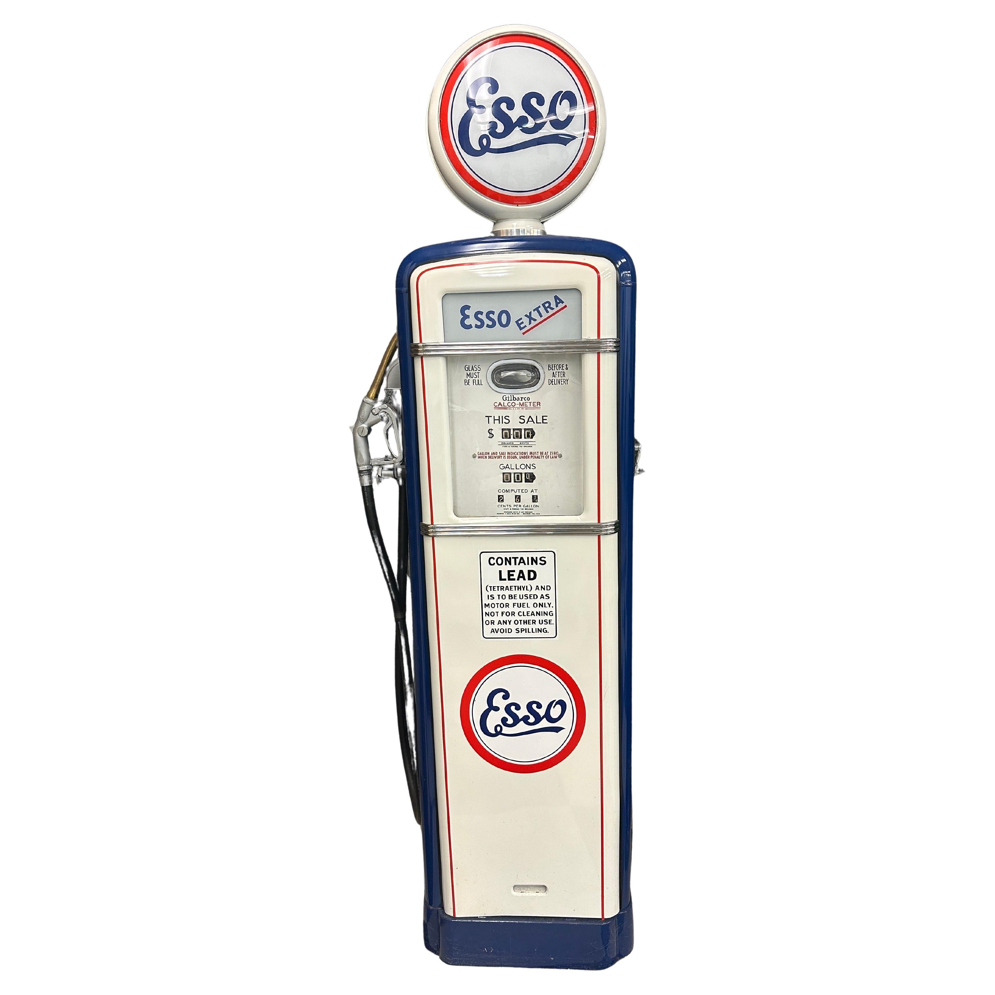 Pompe à gaz Esso Gas Gilbarco, modèle 96