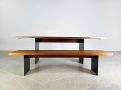 Esstisch + Bank SC 41 Janua Christian Seisenberger Nussbaum