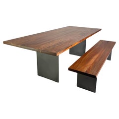 Esstisch + Bank SC 41 Janua Christian Seisenberger Nussbaum