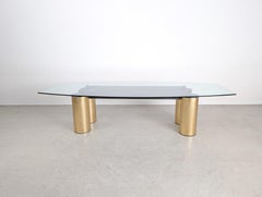 Esstisch Tavolo Serenissimo Acerbis Vignelli Associates Glas 3m