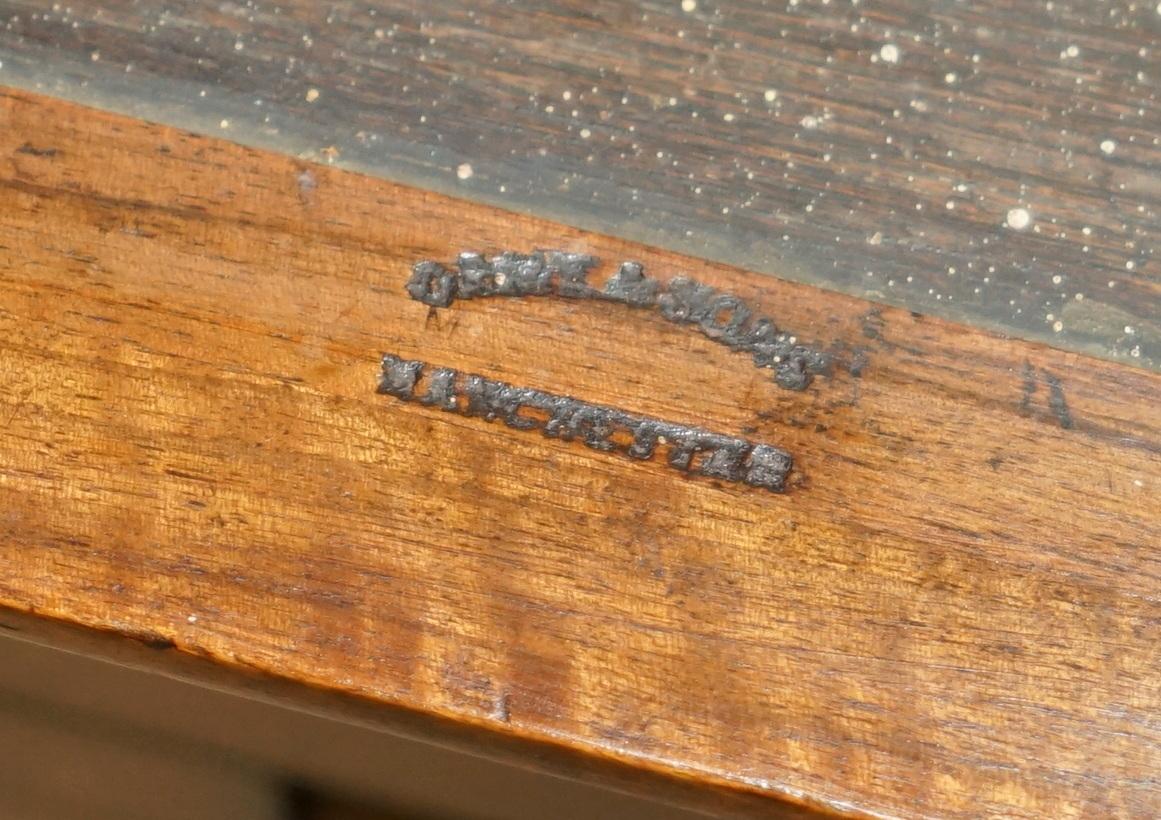 EST 1848 TABLERO DE BUCEO RESTAURADO DE ORME & SON'S BURR WALNUT DE LA MEJOR CALIDAD en venta 2