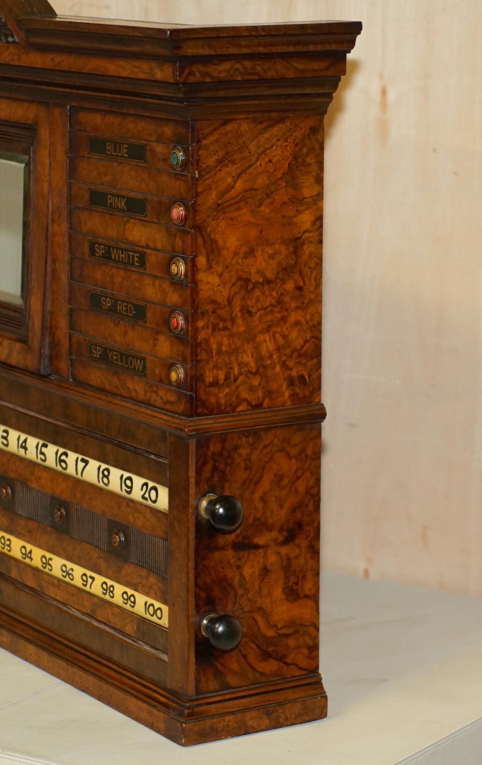 EST 1848 TABLERO DE BUCEO RESTAURADO DE ORME & SON'S BURR WALNUT DE LA MEJOR CALIDAD en venta 12