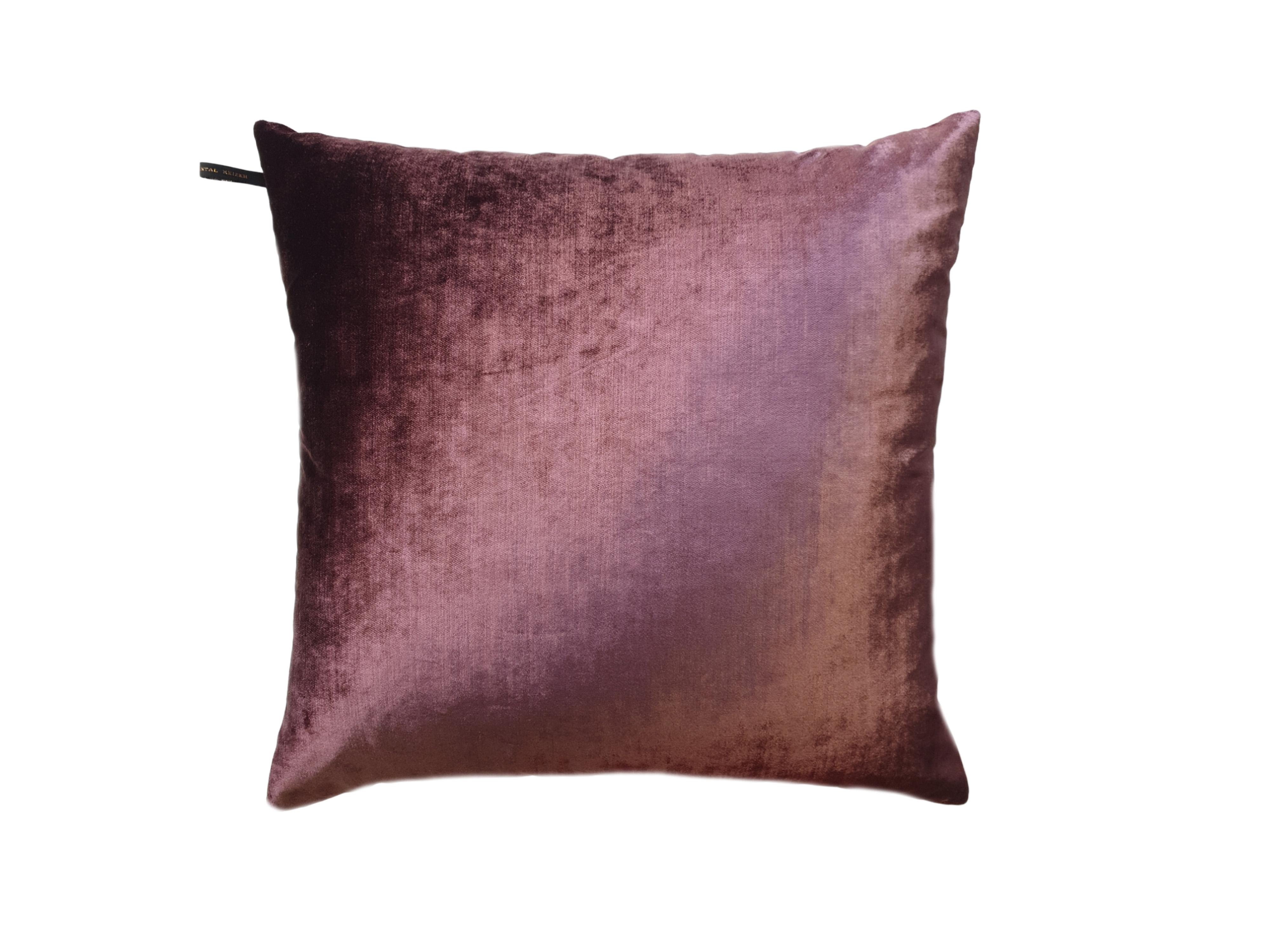 Moderne EST1966 Art01 - Coussin vert en velours 50-50 cm en vente