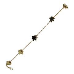 sweet leaf jewellery Established Jewellery Sweet Leaf 14K Yellow Gold Chain Bracelet