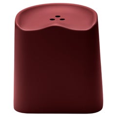 Established & Sons BUTT stool in Burgundy by Estd Collection