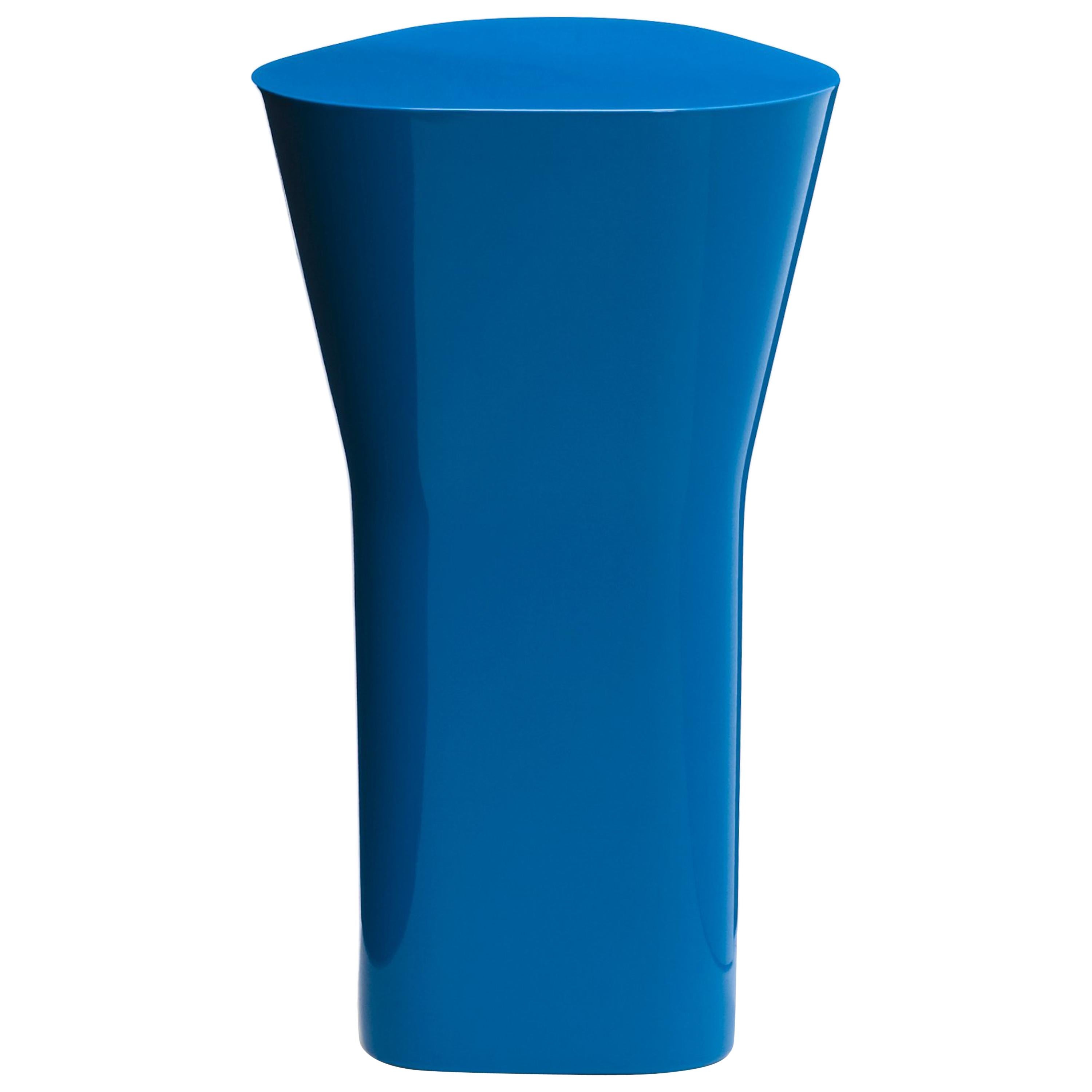 Delta-Beistelltisch aus Keramik in Blau von Barber & Osgerby für Barber & Sons