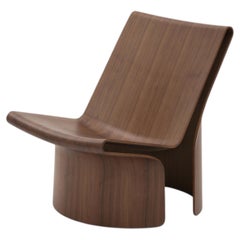 Established & Sons LAYUP Lounge Chair in Walnut Veneer by Nathan Martell