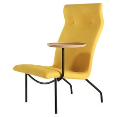 Established & Sons LUCIO High-back Chair integrated Side Table, Sebastian Wrong