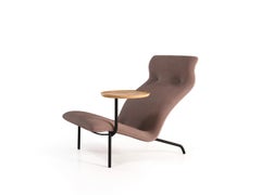 Established & Sons LUCIO Lounge Chair, integrated Black Table by Sebastian Wrong