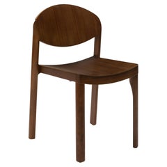 Established & Sons MAURO Chair in Ash stained wenge by Mauro Pasquinelli