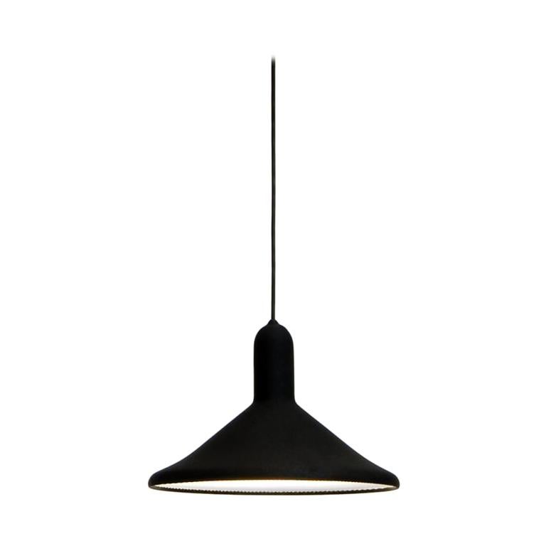 For Sale: Black (4276) Established & Sons S3 Cone Torch Pendant Light by Sylvain Willenz