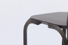 Established & Sons Sessel Chair in Gray Beech with Yellow Back by Martino Gamper