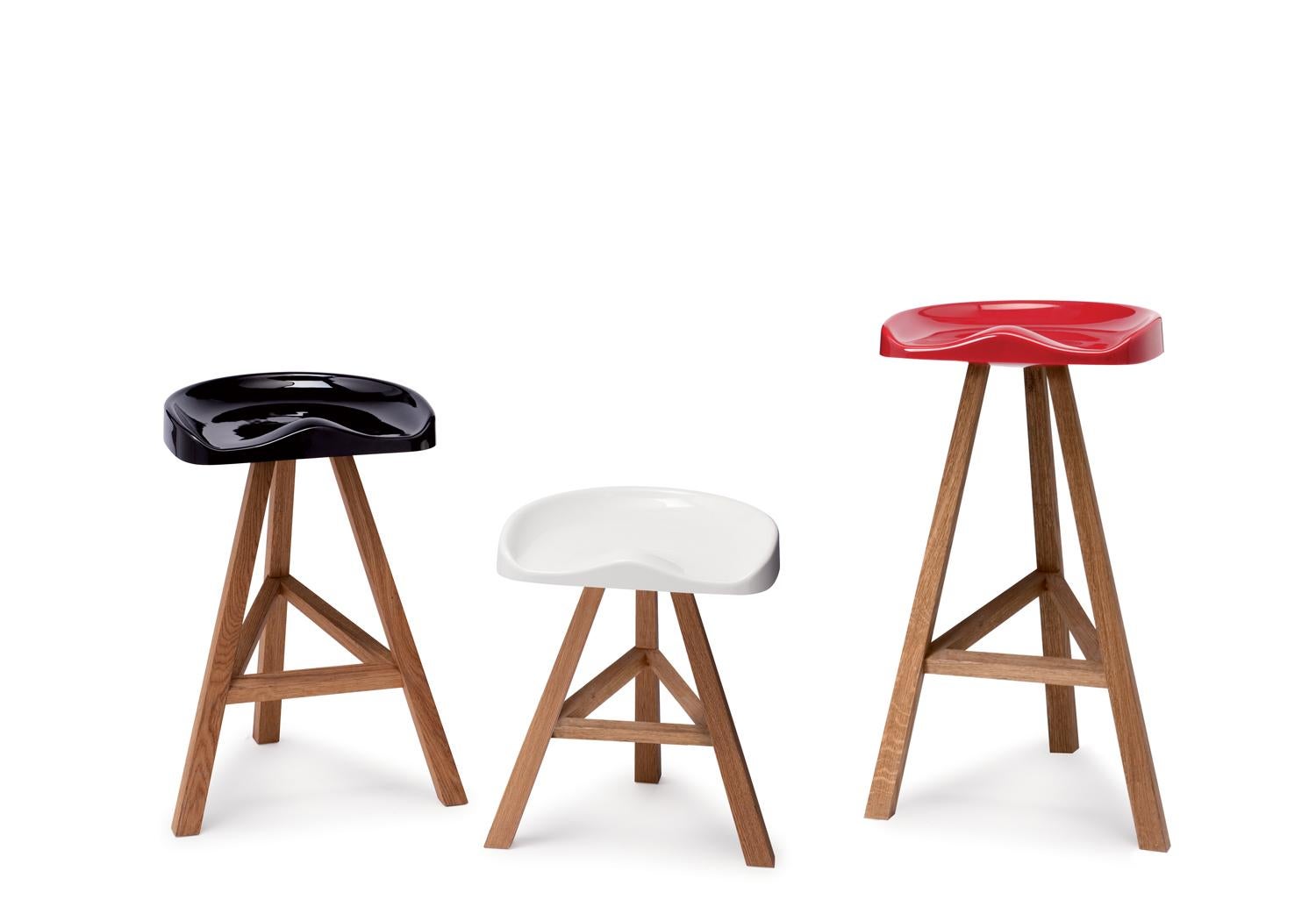 Contemporary Established & Sons Short Heidi Stool by Sebastian Wrong For Sale