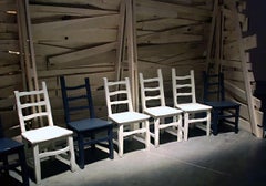 Established & Sons Standard Unique Dining Chair in Black Grey