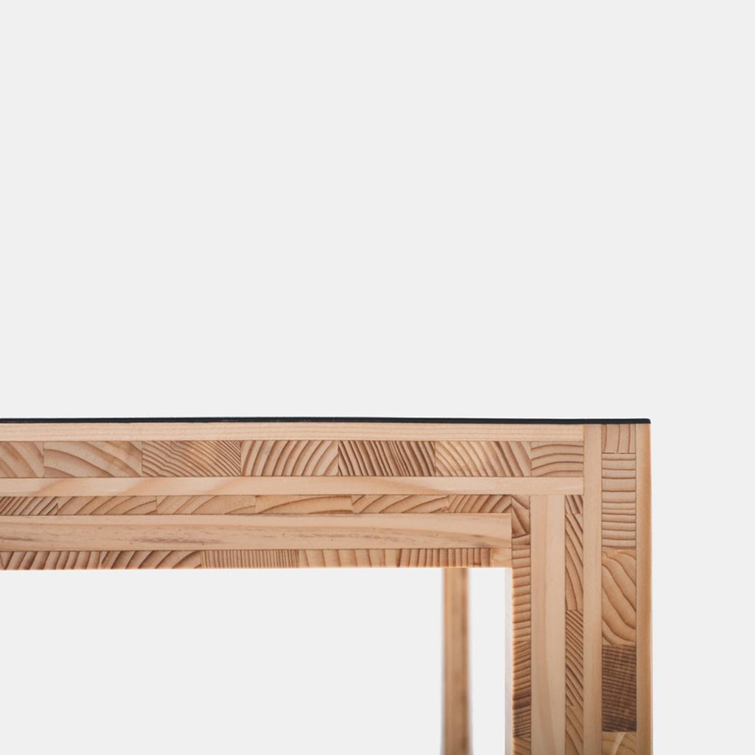 XXIe siècle et contemporain Établi & Table de fils en bois et corian blanc par Caruso St John en vente