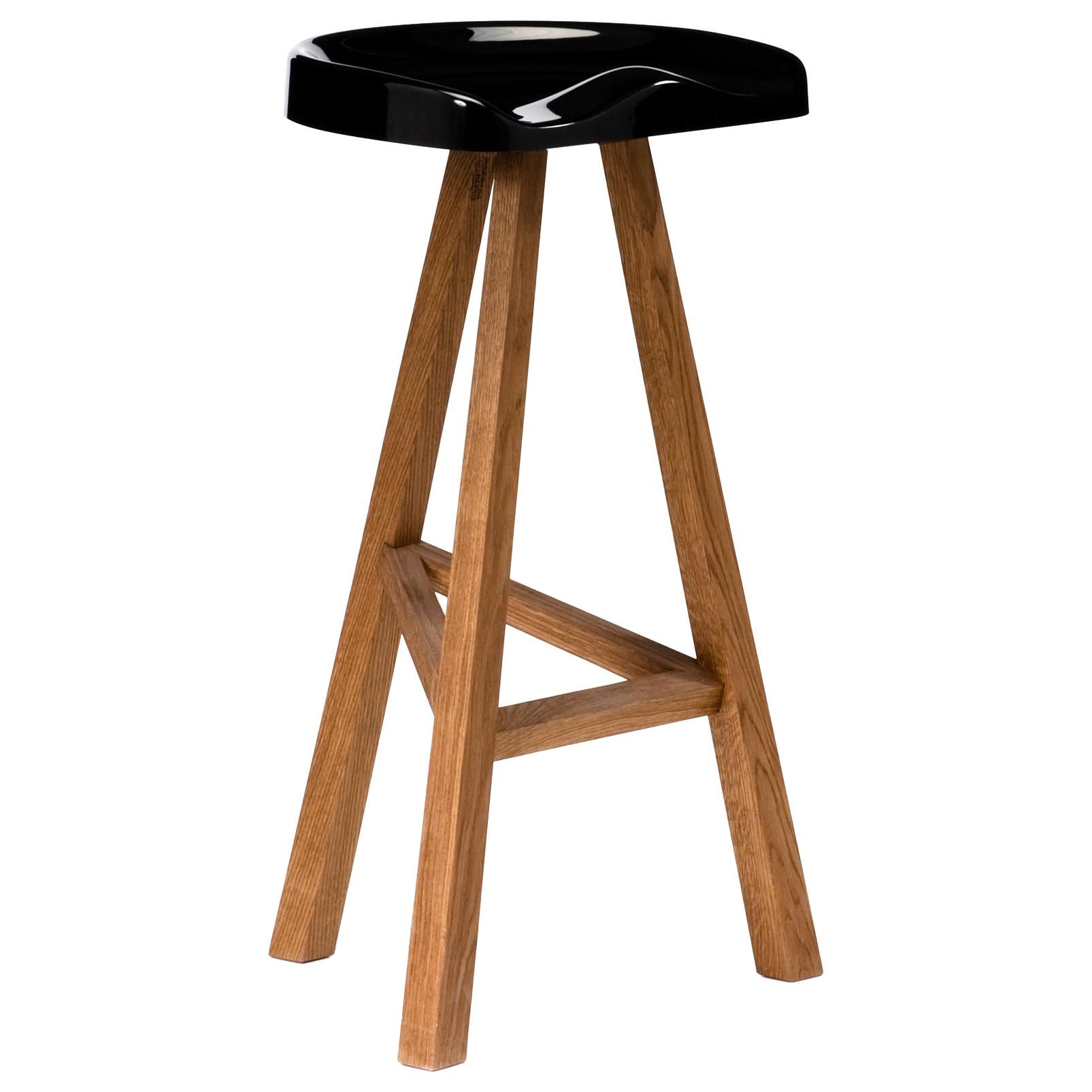 For Sale: Black (0764) Established & Sons Tall Heidi Stool by Sebastian Wrong