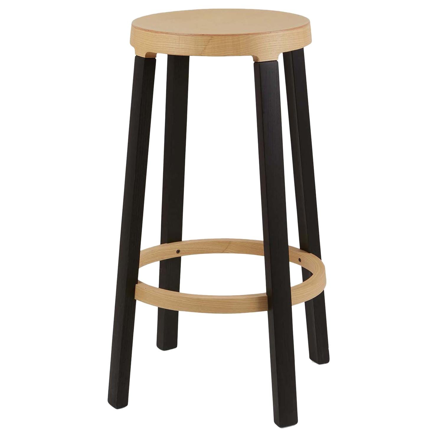 For Sale: Black (5160) Established & Sons Tall Step Stool in Wood by Federico Gregorutti