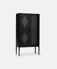 Established & Sons Tudor Two-Door Cabinet in Black by Jaime Hayon