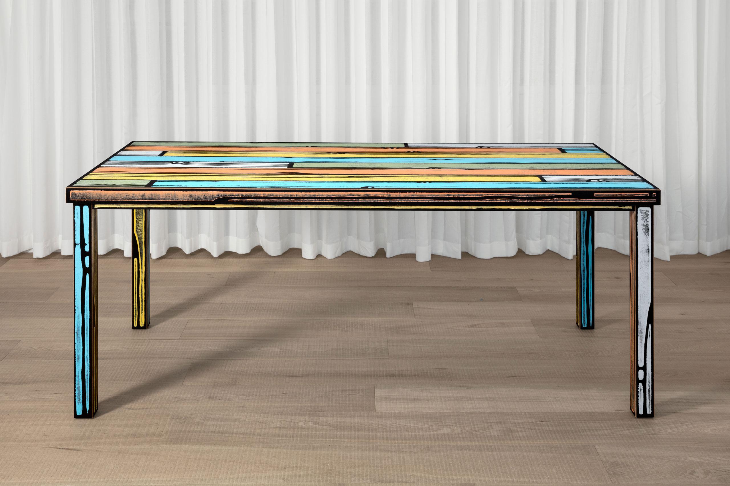 Established & Sons Wrongwood Dining Table by Richard Woods & Sebastian Wrong In New Condition For Sale In London, GB