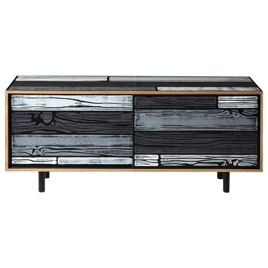 Established & Sons Wrongwoods Low Cabinet by Richard Woods & Sebastian Wrong