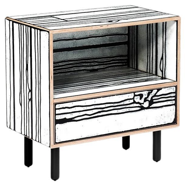 Established & Sons WRONGWOODS Night table by Richard Woods & Sebastian Wrong
