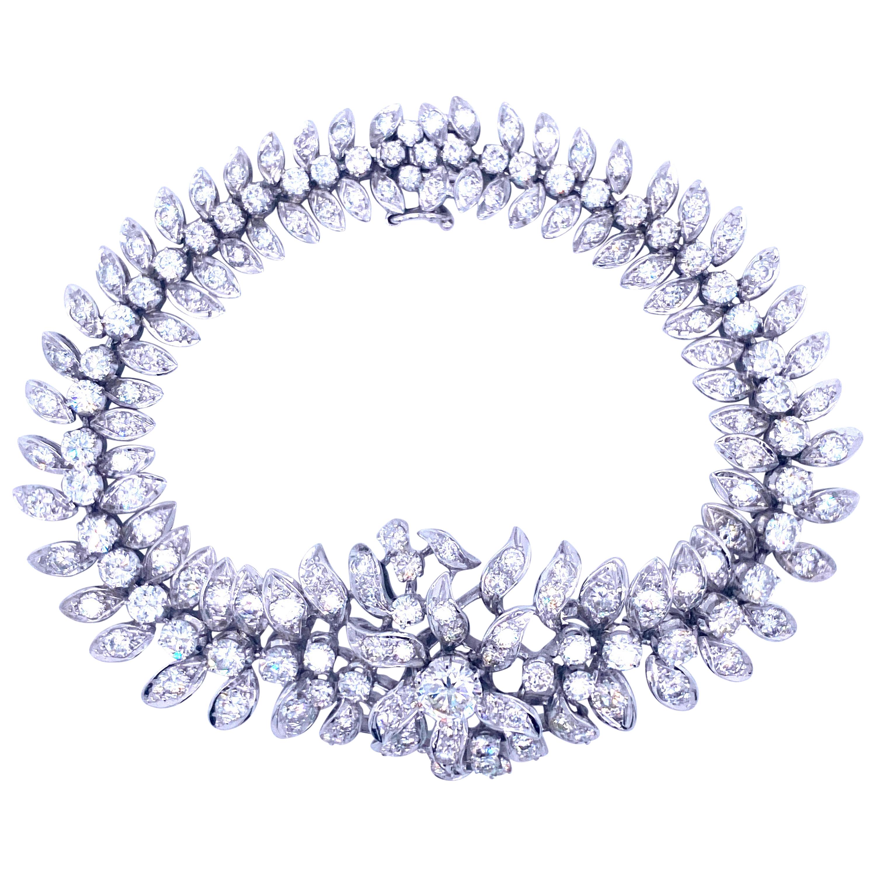 Estate 14 Carat Diamond Bracelet