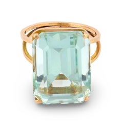 Estate 14k Aqua Ring
