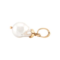 Estate 14k Baroque Pearl Pendant/Charm