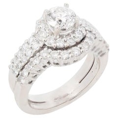 Anello di fidanzamento con diamanti 14k Estate