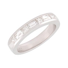 Nachlass 14k Diamant Halb-Eternity-Ring