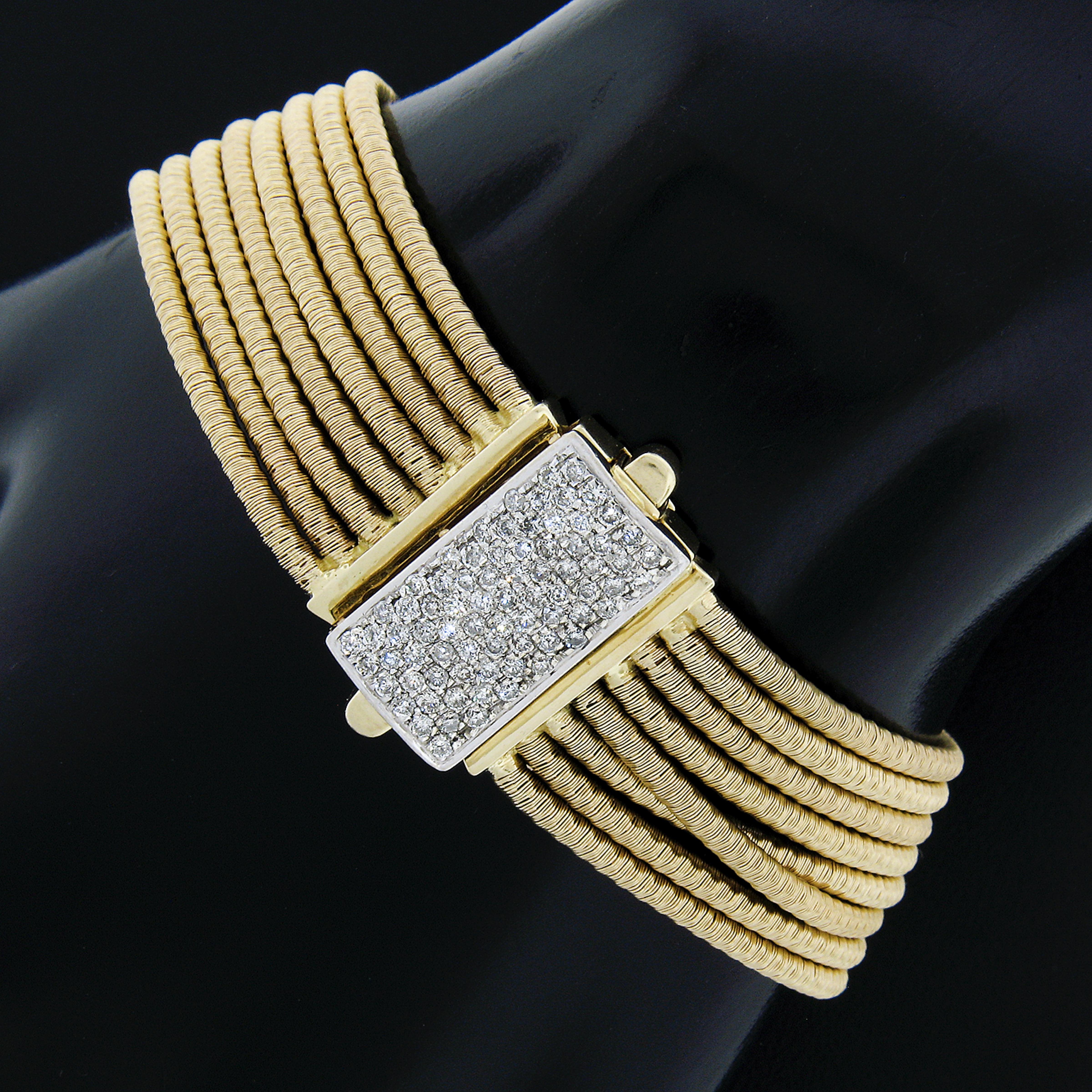 gold multi strand bracelet