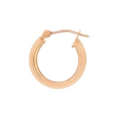 Estate 14k Huggie Hoop Earrings