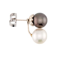 Estate 14k Pearl Convertible Earrings
