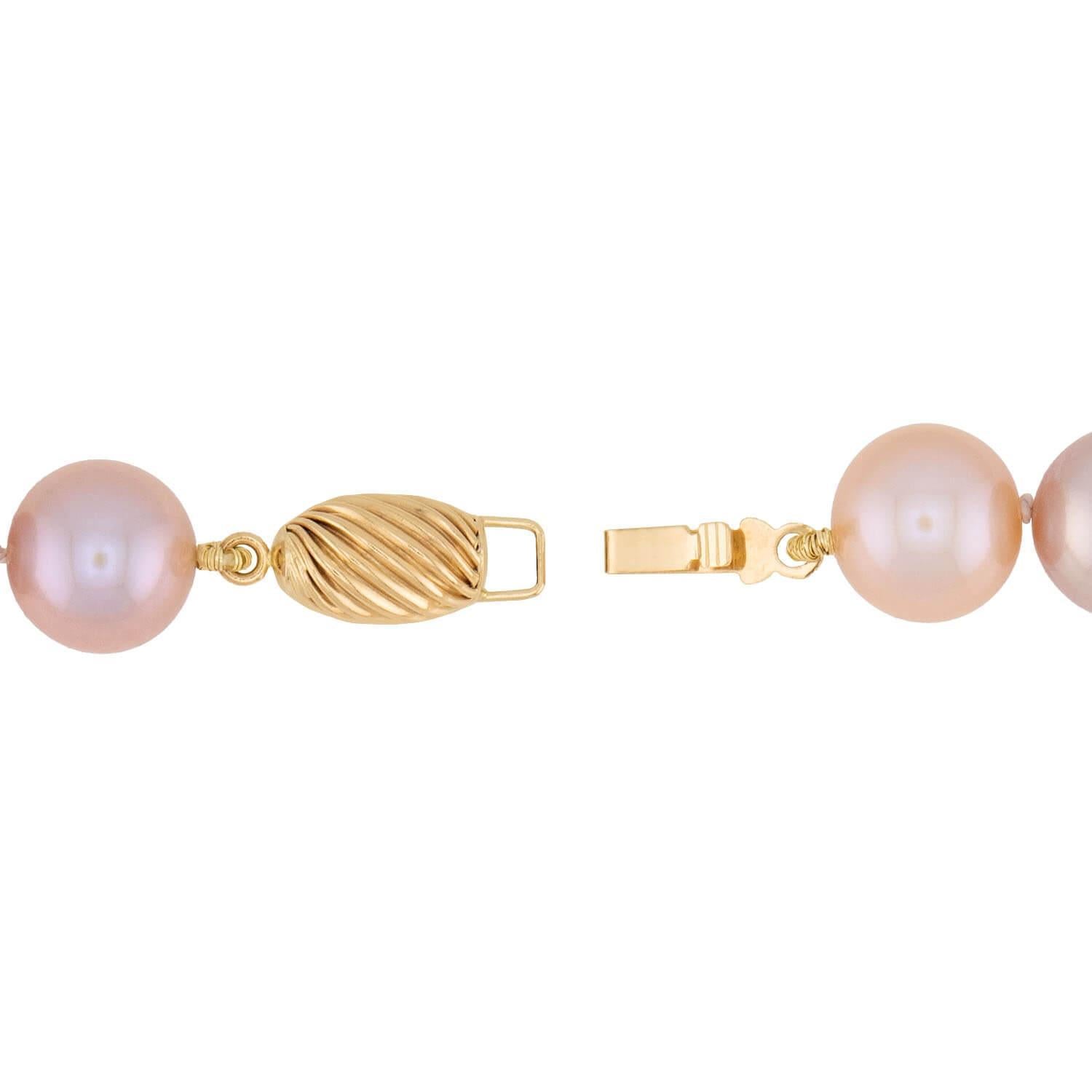 Perle Estate 14k Pearl Necklace 17