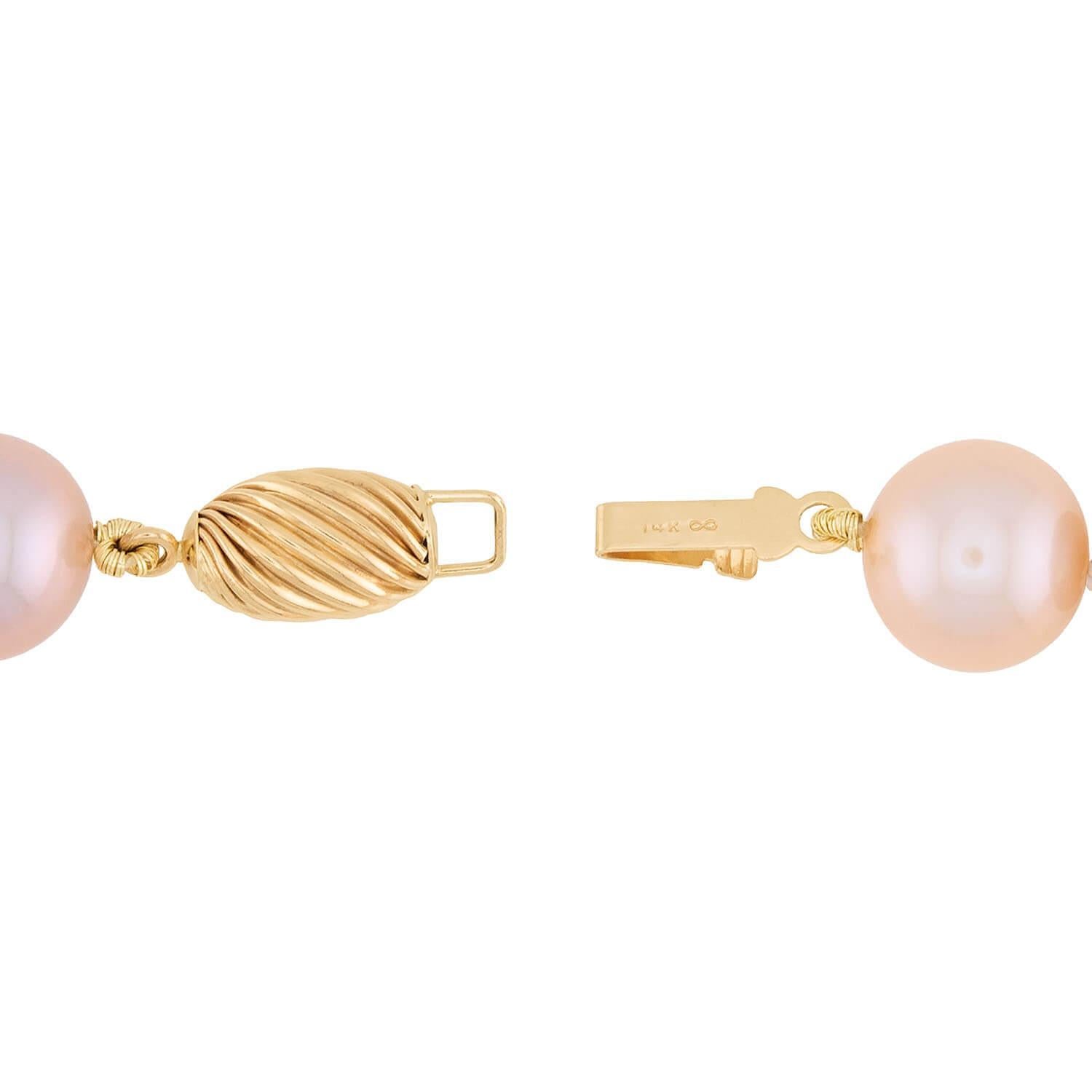 Estate 14k Pearl Necklace 17