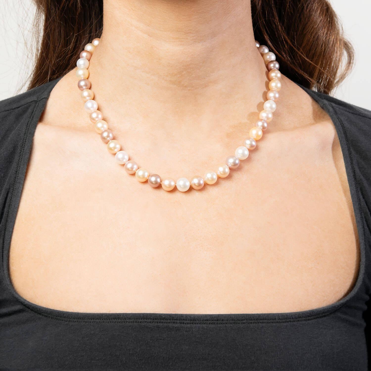 Estate 14k Pearl Necklace 17