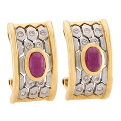 Ruby Drop Earrings