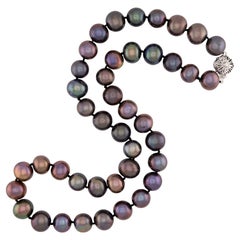 Collier de perles de Tahiti 14k 11mm