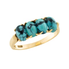 Nachlass 14k Türkis-Ring