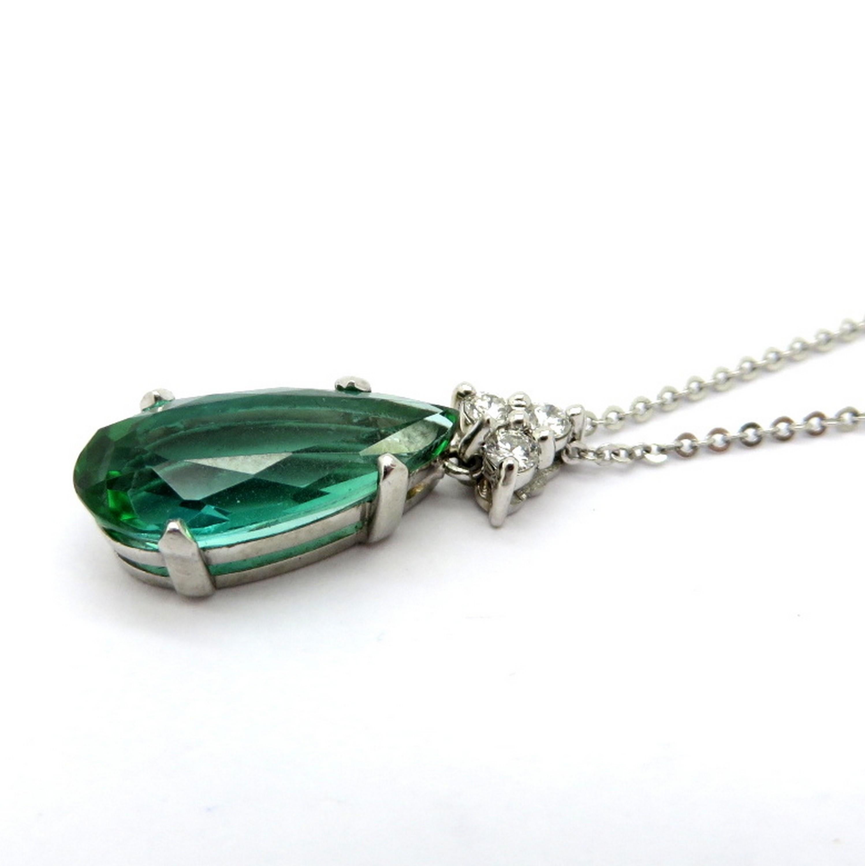 emerald green statement necklace