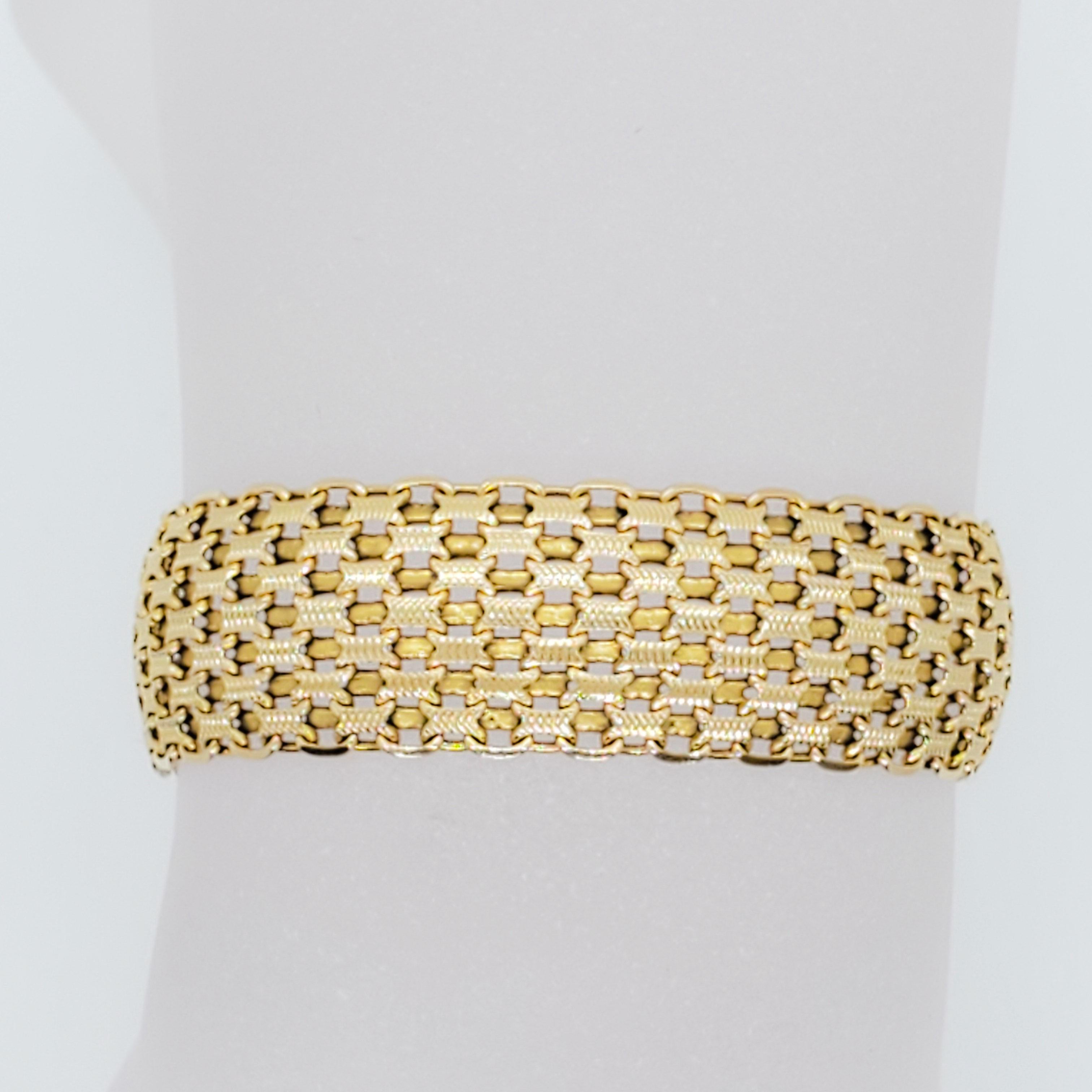 estate yellow gold bracelet
