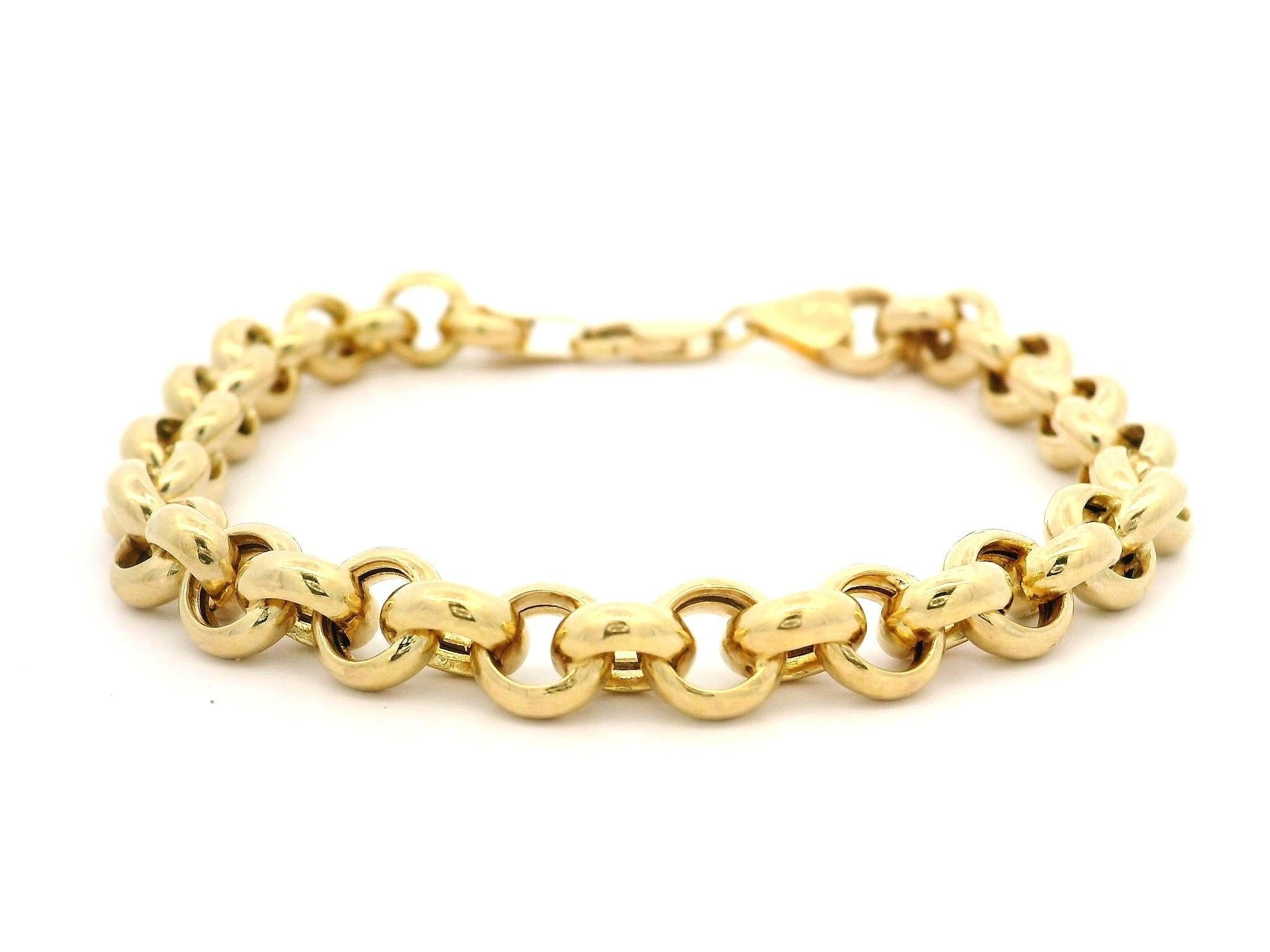 Material: Oro amarillo macizo de 14 quilates - Diseño hueco
Peso: 8,3 gramos
Longitud: 7,25