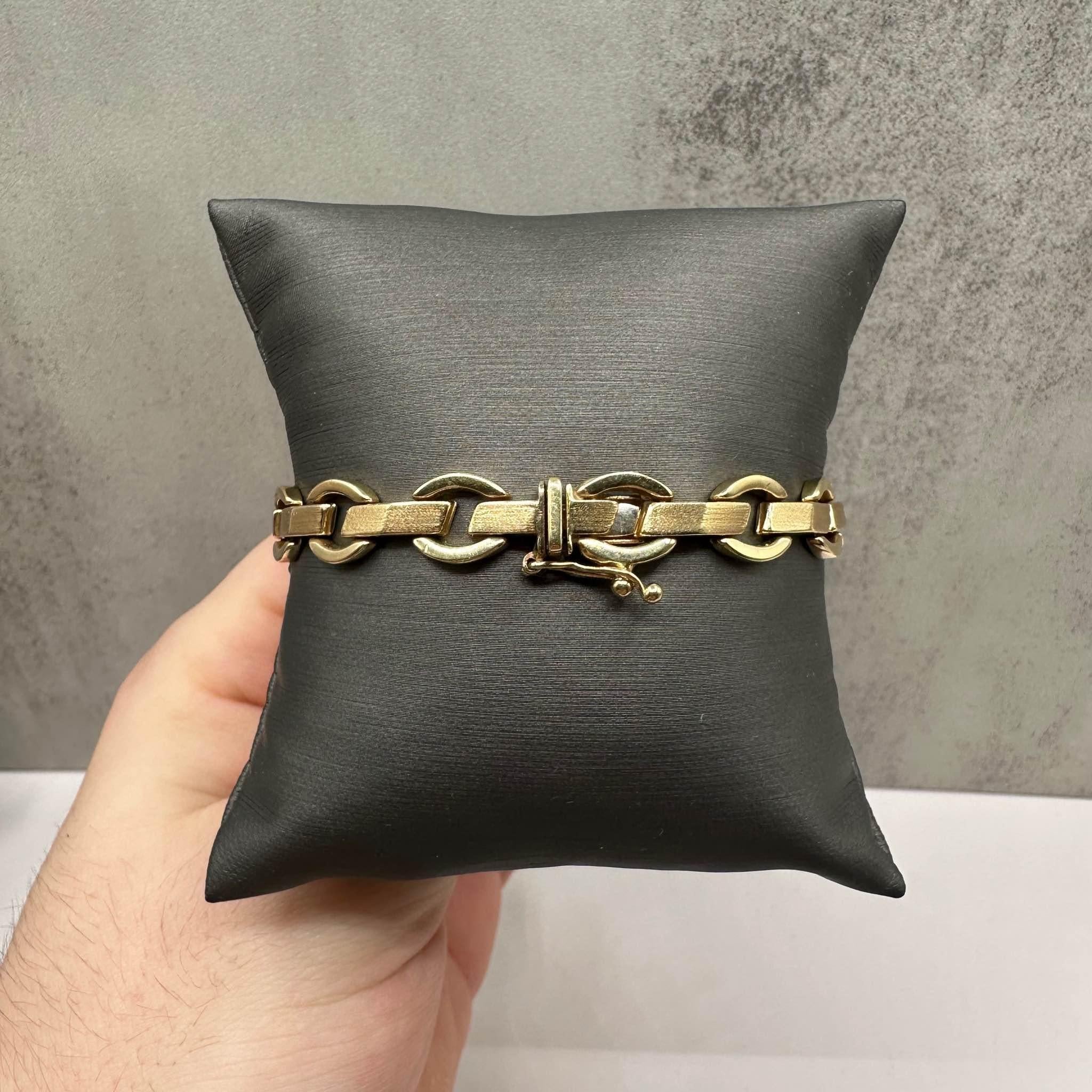 Estate 14kt Yellow Gold Bracelet - 7.25
