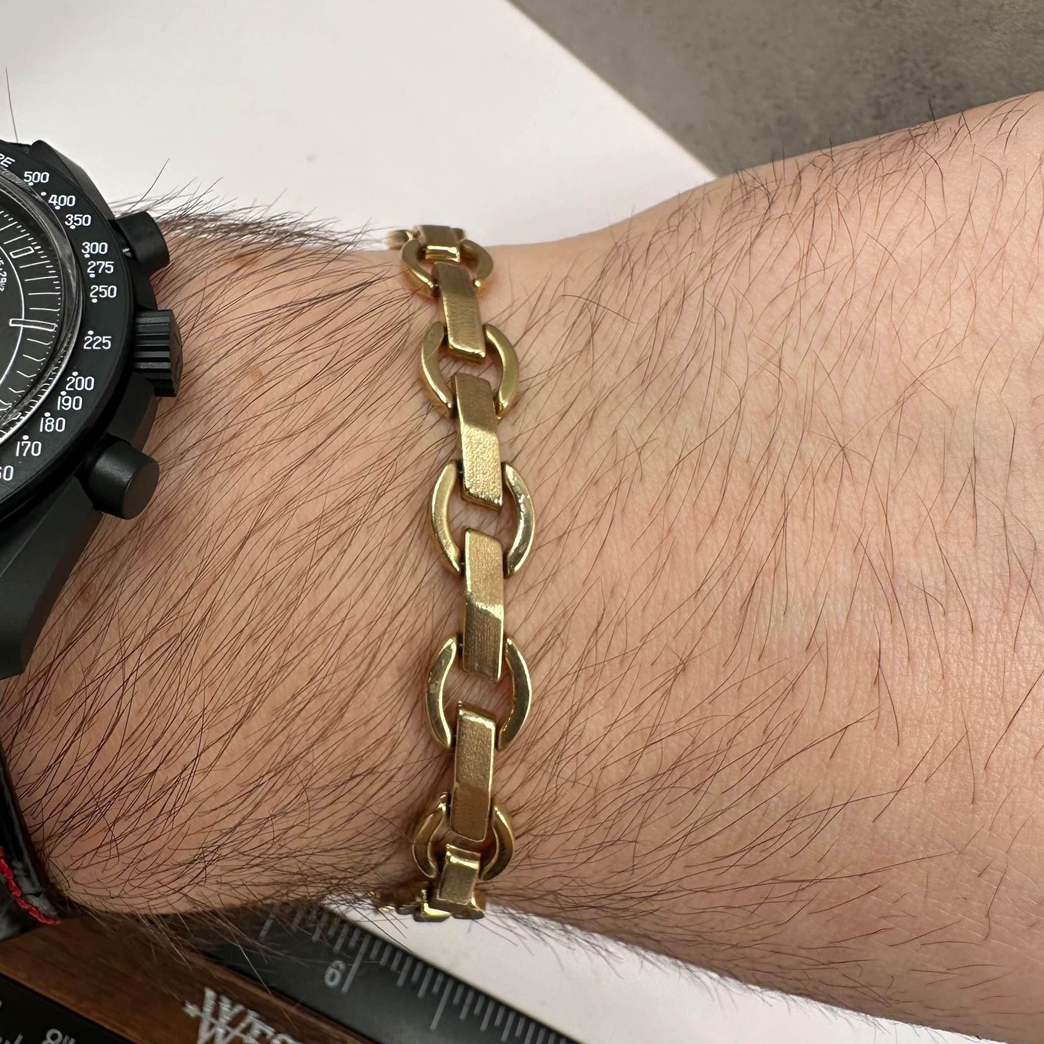 Women's or Men's Estate 14kt Yellow Gold Bracelet - 7.25