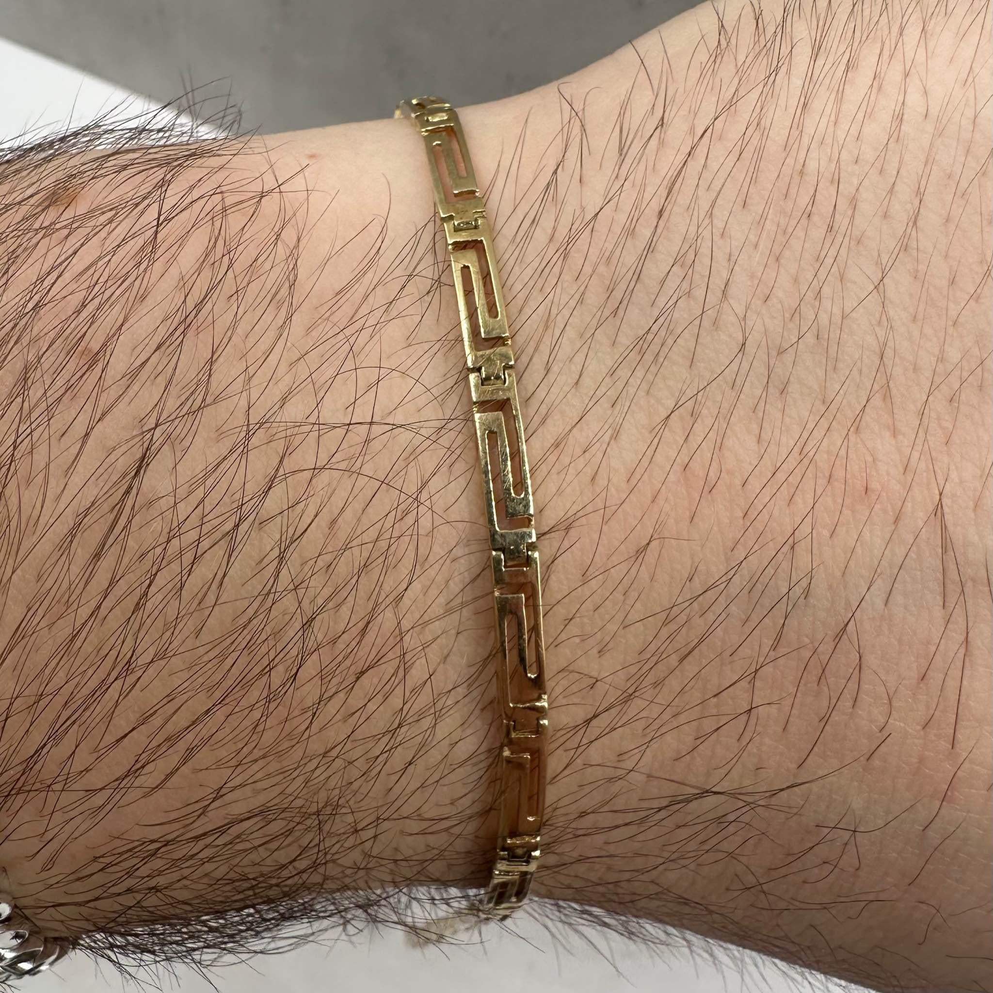 Men's Estate 14kt Yellow Gold Bracelet – 7.25