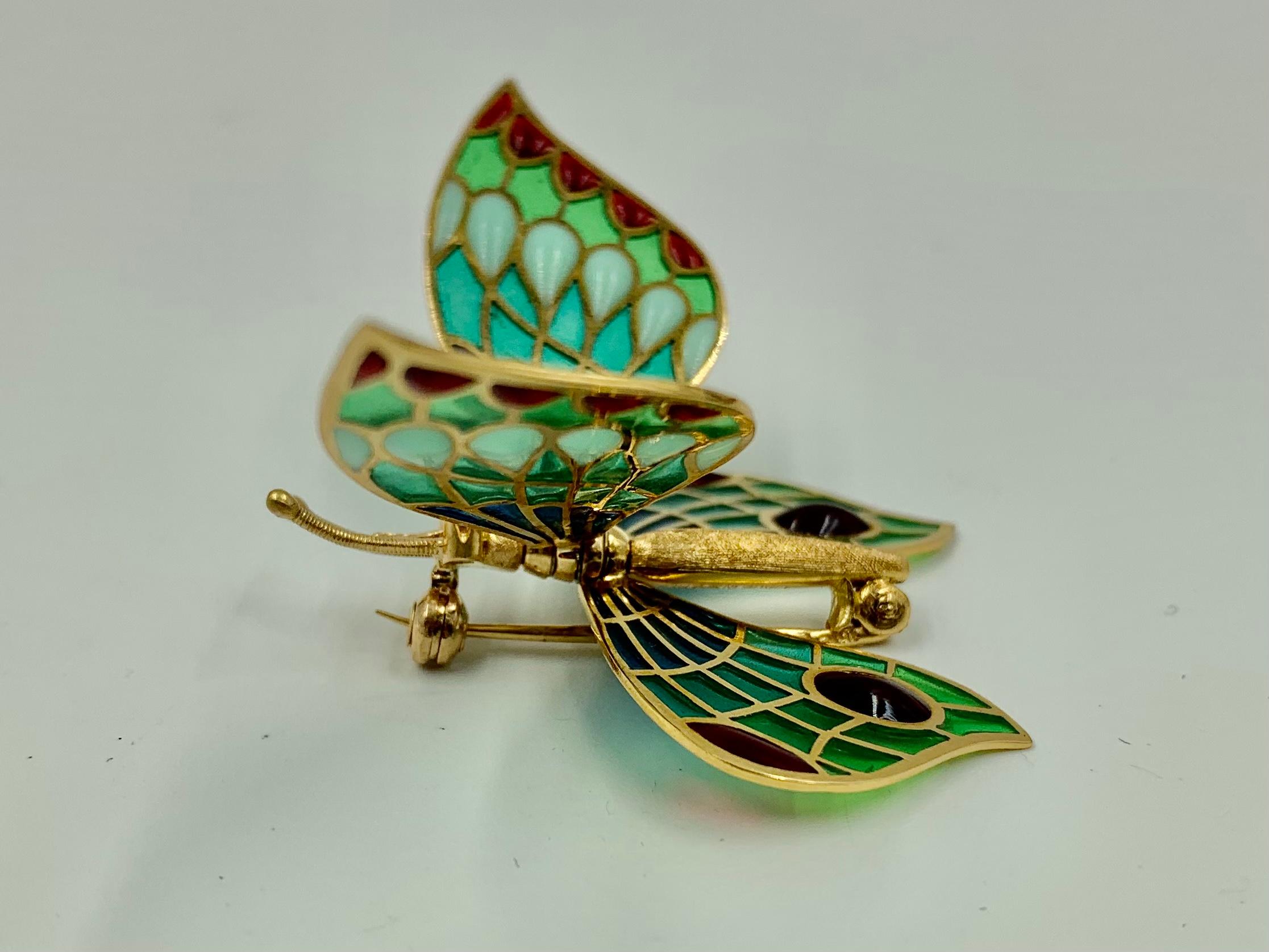 green and gold butterfly