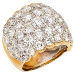 Anneau à cigare Estate 18k Diamond