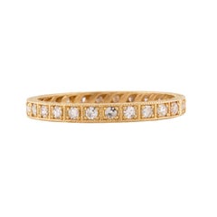 Estate 18k Diamond Eternity Band